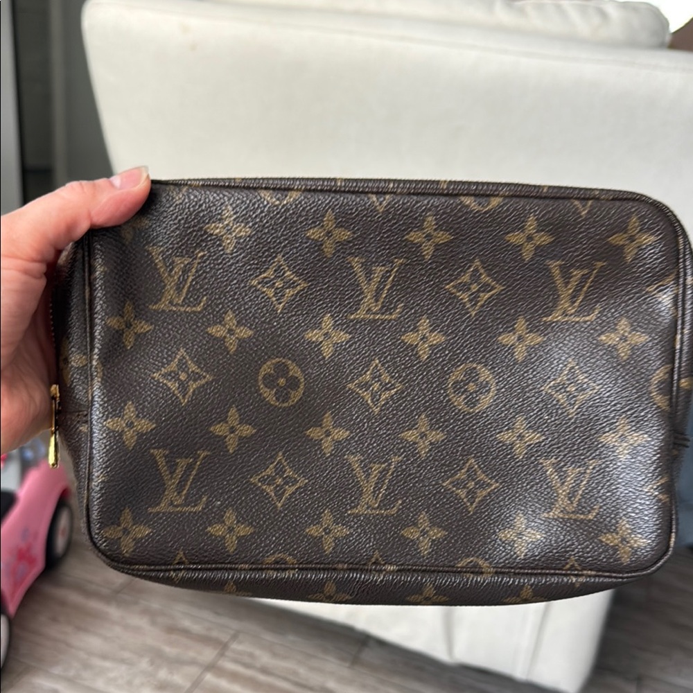 Louis Vuitton Brown Monogram Toiletry Bag